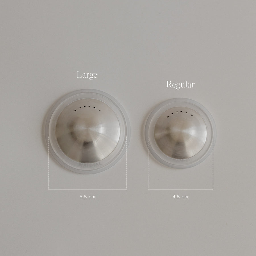 Measurements of the Mammae Breathable Silver Nursing Cups