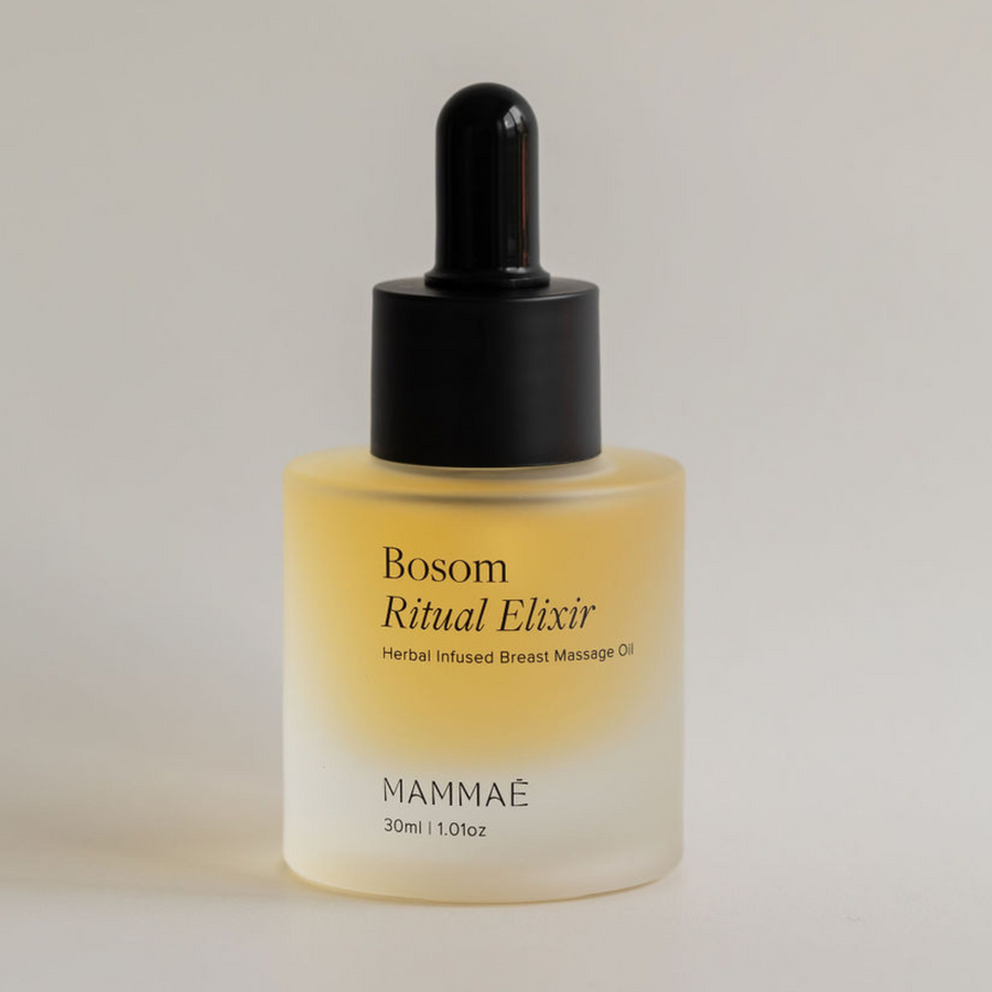 Bosom Ritual™ Elixir, Herbal Infused Lymphatic Breast Massage Oil-Body Oil-Mammae The Embodied Mother