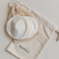 Bosom Wearables, Reusable Contoured Breast Pads-Nursing Pads & Shields-Mammae The Embodied Mother-10cm-Milk-Mammae The Embodied Mother