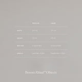 Measurement scale of the Mammae Silver Nipple Cups in Regular and Large Sizes 
