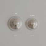 Measurements of the Mammae Breathable Silver Nursing Cups- regular - large- breathable-airflow-ventilation 
