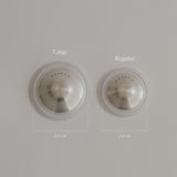 Measurements of the Mammae Breathable Silver Nursing Cups- regular - large- breathable-airflow-ventilation 