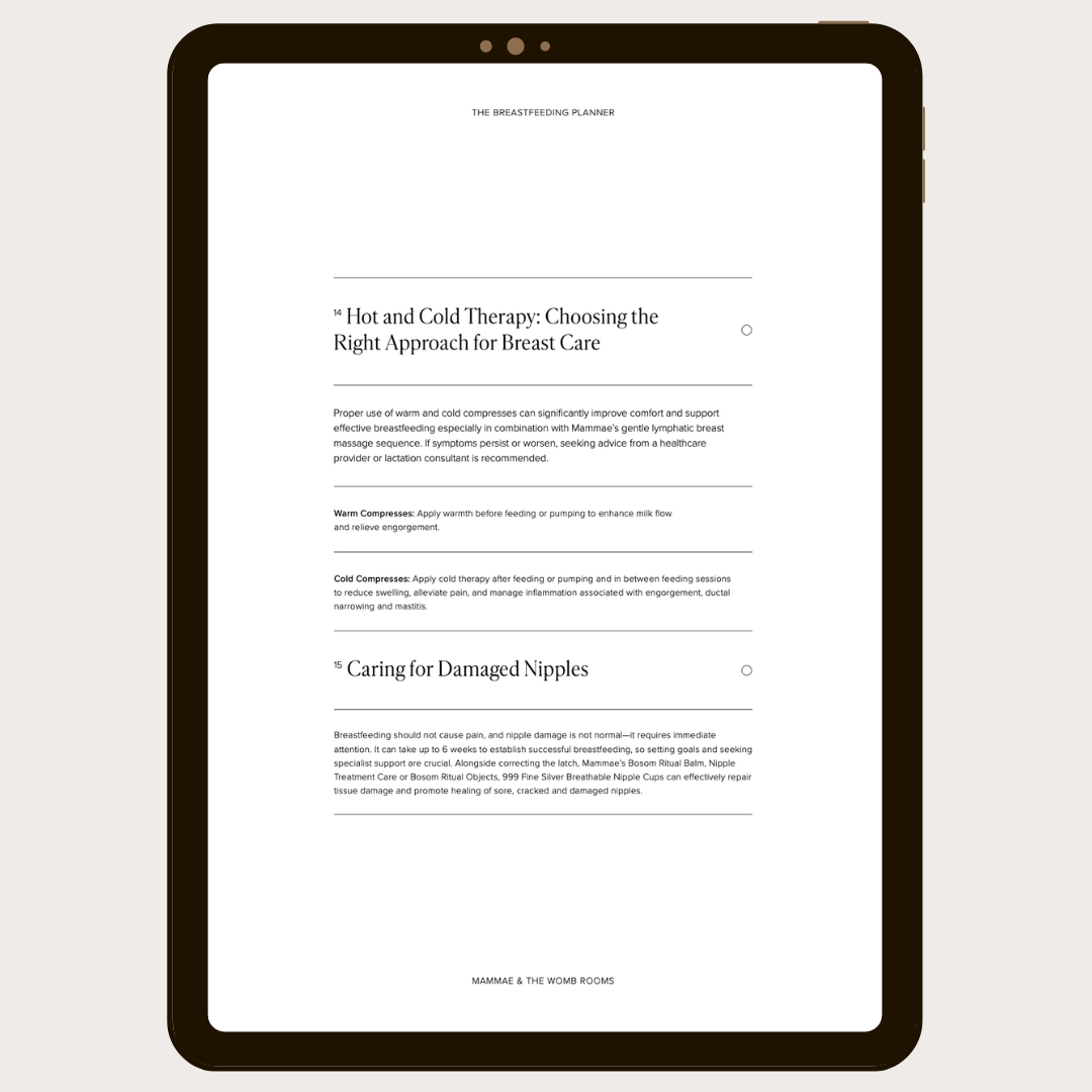 The Breastfeeding Planner E-Guide-E-guide-Mammae The Embodied Mother
